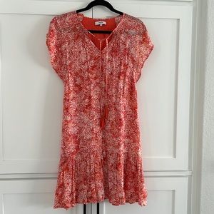 SUNCOO Paris Viscose Dress Women's Size 2-4 Apricot